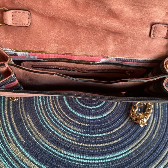 Big Buddha Faux Suede Crossbody Purse Blush Pink - Picture 4 of 5